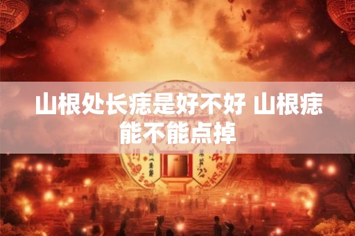 山根处长痣是好不好 山根痣能不能点掉