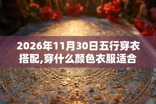 2026年11月30日五行穿衣搭配,穿什么颜色衣服适合 2026年11月30日五行穿衣搭配,穿什么颜色衣服适合
