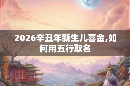 2026辛丑年新生儿喜金,如何用五行取名 2026辛丑年新生儿喜金,如何用五行取名