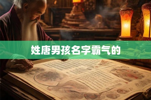 姓唐男孩名字霸气的