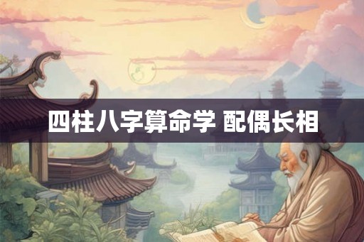 四柱八字算命学 配偶长相