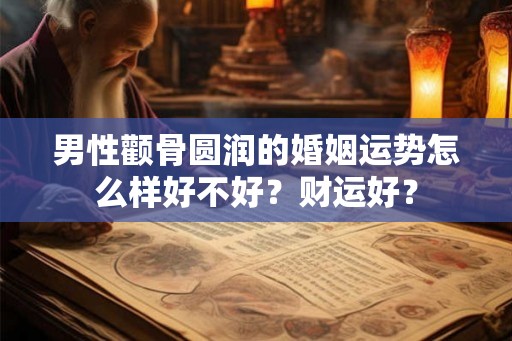 男性颧骨圆润的婚姻运势怎么样好不好？财运好？