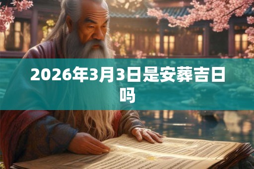 2026年3月3日是安葬吉日吗