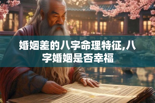 婚姻差的八字命理特征,八字婚姻是否幸福