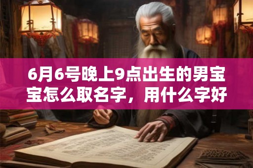 6月6号晚上9点出生的男宝宝怎么取名字,用什么字好 6月6号晚上9点出生的男宝宝怎么取名字,用什么字好