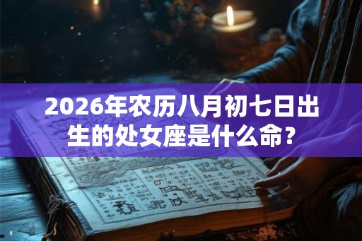 2026年农历八月初七日出生的处女座是什么命？