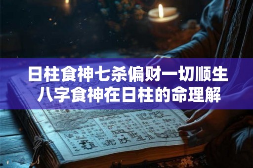 日柱食神七杀偏财一切顺生 八字食神在日柱的命理解析