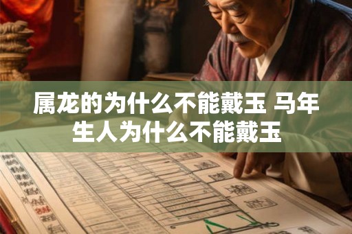 属龙的为什么不能戴玉 马年生人为什么不能戴玉 属龙的为什么不能戴玉 马年生人为什么不能戴玉