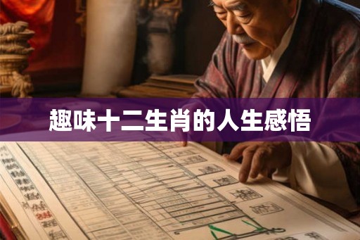 趣味十二生肖的人生感悟