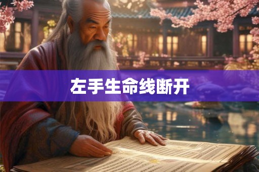 左手生命线断开