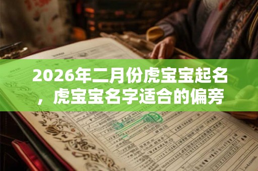 2026年二月份虎宝宝起名，虎宝宝名字适合的偏旁