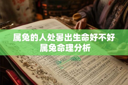 属兔的人处暑出生命好不好 属兔命理分析