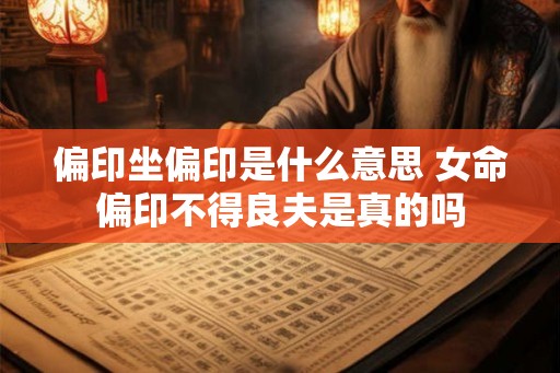 偏印坐偏印是什么意思 女命偏印不得良夫是真的吗