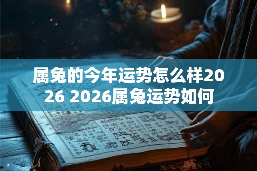 属兔的今年运势怎么样2026 2026属兔运势如何