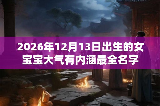 2026年12月13日出生的女宝宝大气有内涵最全名字