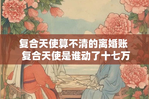 复合天使算不清的离婚账 复合天使是谁动了十七万的婚姻 复合天使算不清的离婚账 复合天使是谁动了十七万的婚姻