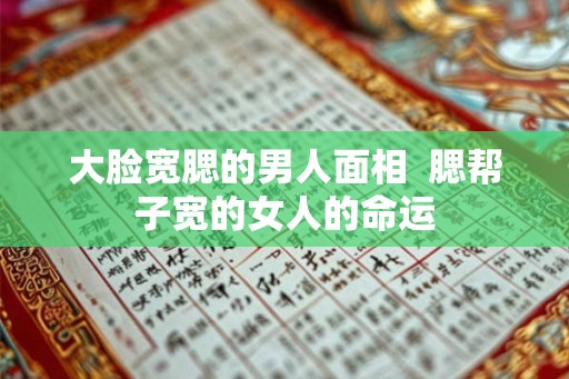 大脸宽腮的男人面相  腮帮子宽的女人的命运