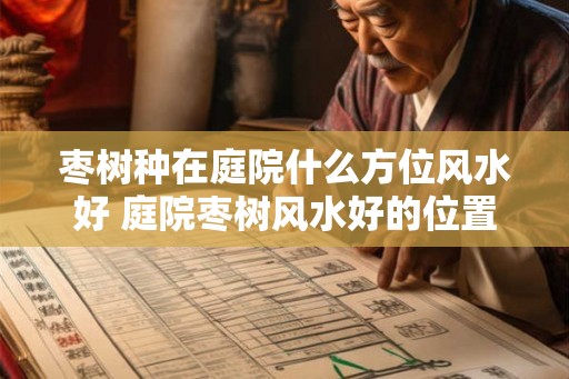 枣树种在庭院什么方位风水好 庭院枣树风水好的位置