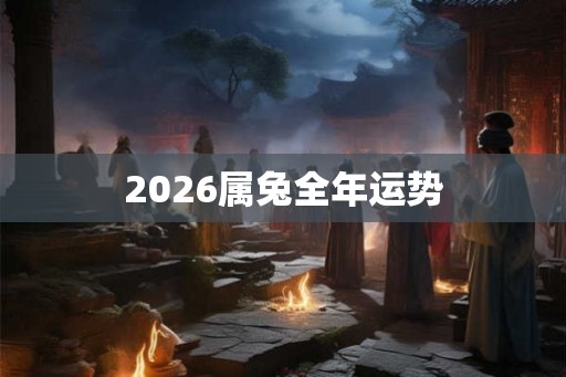 2026属兔全年运势