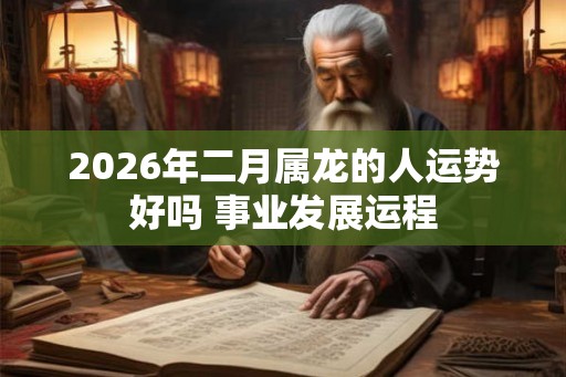 2026年二月属龙的人运势好吗 事业发展运程 2026年二月属龙的人运势好吗 事业发展运程