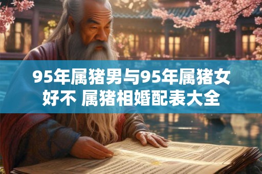 95年属猪男与95年属猪女好不 属猪相婚配表大全