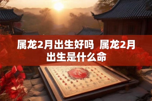 属龙2月出生好吗  属龙2月出生是什么命