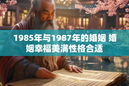 1985年与1987年的婚姻 婚姻幸福美满性格合适 1985年与1987年的婚姻 婚姻幸福美满性格合适