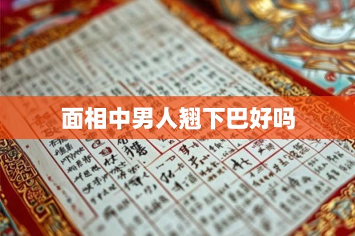 面相中男人翘下巴好吗