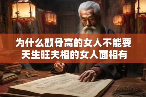 为什么颧骨高的女人不能要 天生旺夫相的女人面相有哪些 为什么颧骨高的女人不能要 天生旺夫相的女人面相有哪些