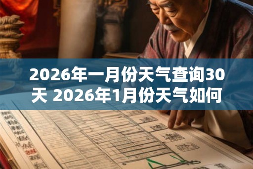 2026年一月份天气查询30天 2026年1月份天气如何 2026年一月份天气查询30天 2026年1月份天气如何