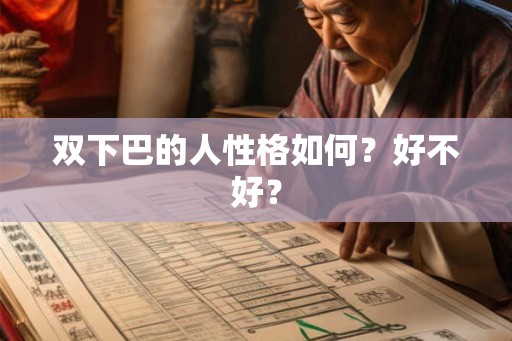 双下巴的人性格如何？好不好？