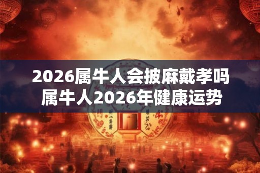 2026属牛人会披麻戴孝吗 属牛人2026年健康运势