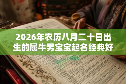 2026年农历八月二十日出生的属牛男宝宝起名经典好名字