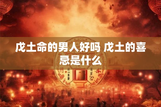 戊土命的男人好吗 戊土的喜忌是什么