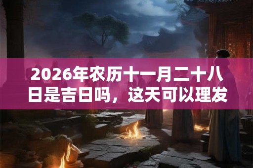2026年农历十一月二十八日是吉日吗，这天可以理发吗？