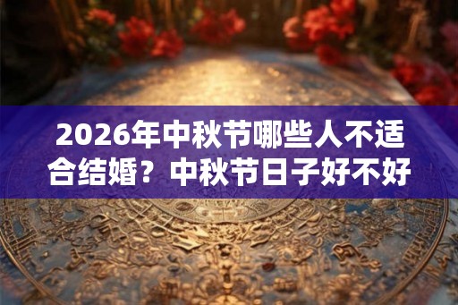 2026年中秋节哪些人不适合结婚?中秋节日子好不好? 2026年中秋节哪些人不适合结婚?中秋节日子好不好?