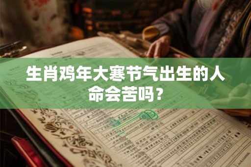 生肖鸡年大寒节气出生的人命会苦吗？