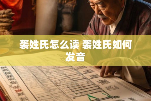 袭姓氏怎么读 袭姓氏如何发音