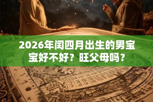 2026年闰四月出生的男宝宝好不好？旺父母吗？