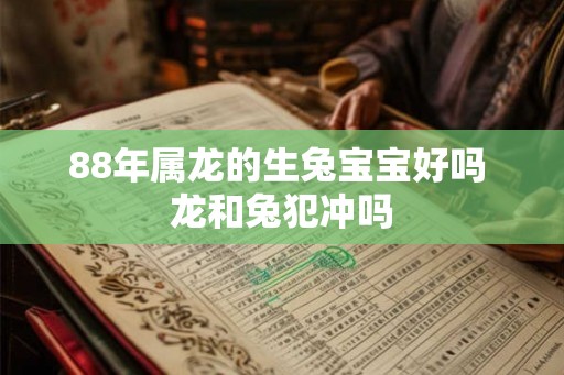 88年属龙的生兔宝宝好吗 龙和兔犯冲吗