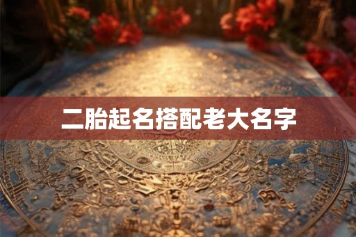 二胎起名搭配老大名字