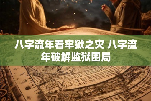 八字流年看牢狱之灾 八字流年破解监狱困局