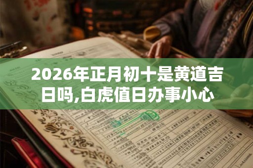 2026年正月初十是黄道吉日吗,白虎值日办事小心 2026年正月初十是黄道吉日吗,白虎值日办事小心