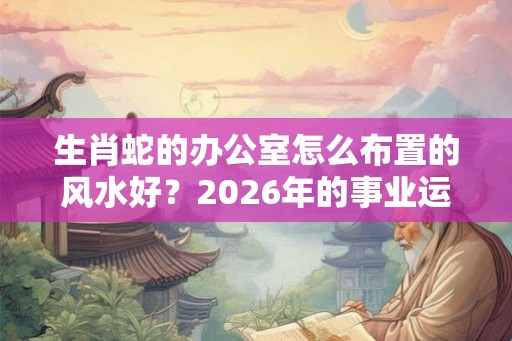 生肖蛇的办公室怎么布置的风水好？2026年的事业运势如何？