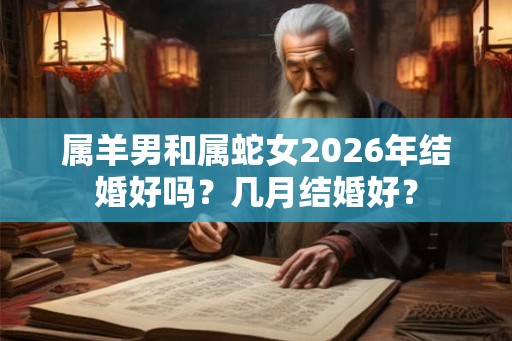 属羊男和属蛇女2026年结婚好吗？几月结婚好？