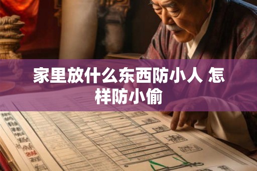 家里放什么东西防小人 怎样防小偷