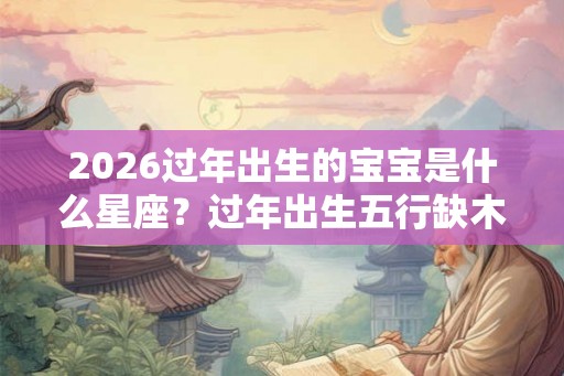 2026过年出生的宝宝是什么星座？过年出生五行缺木起名