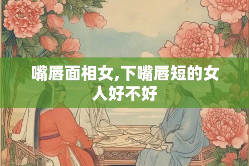 嘴唇面相女,下嘴唇短的女人好不好