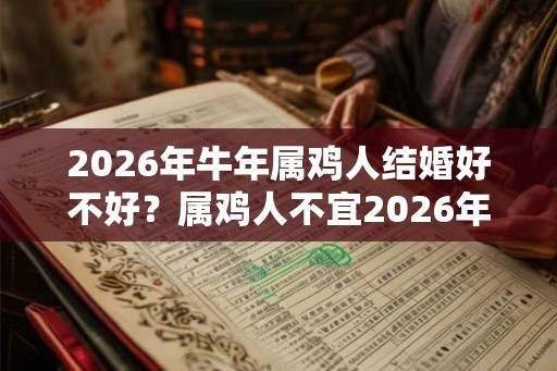 2026年牛年属鸡人结婚好不好？属鸡人不宜2026年几月结婚？