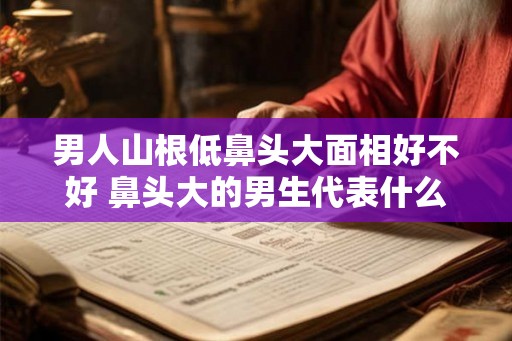 男人山根低鼻头大面相好不好 鼻头大的男生代表什么